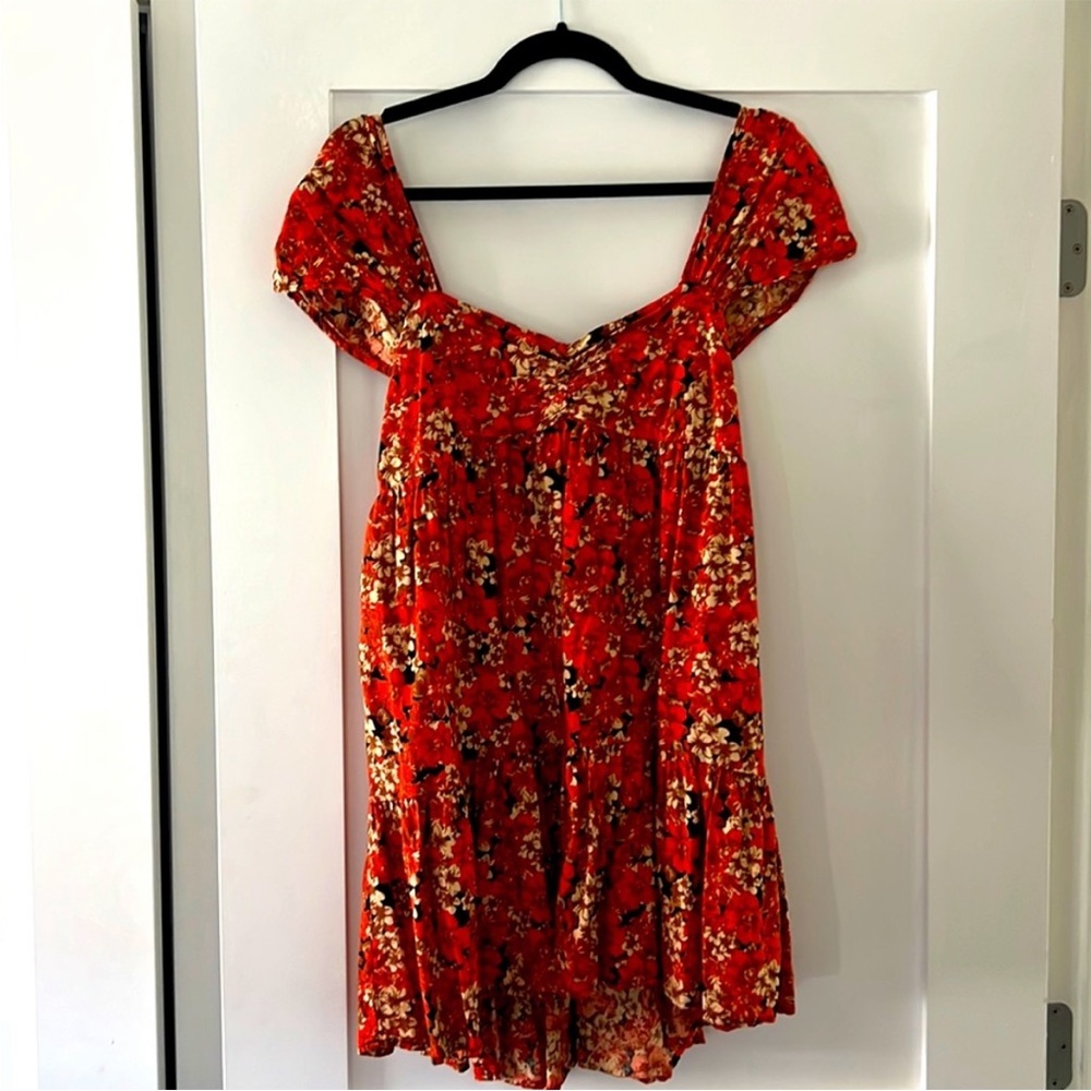 Free People Night Combo Floral Dress